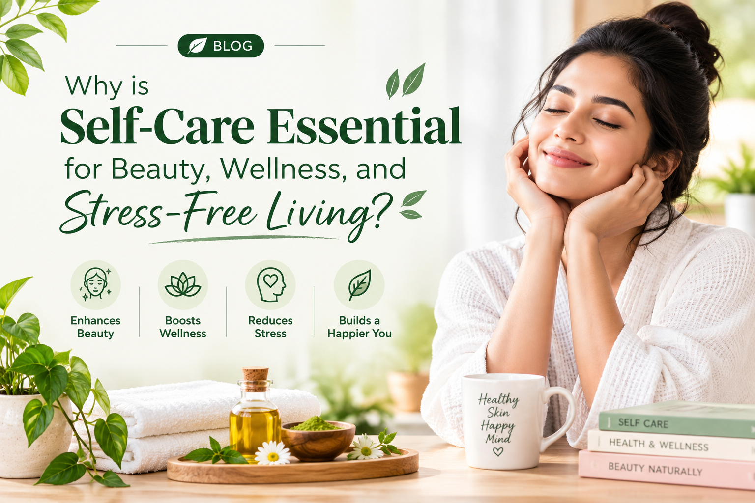 Why is Self-Care Essential for Beauty, Wellness, and Stress-Free Living?